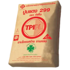 ปูน ซีเมนต์ไฮดรอลิก TPI 299 (แดง) ขนาด 50 กก.